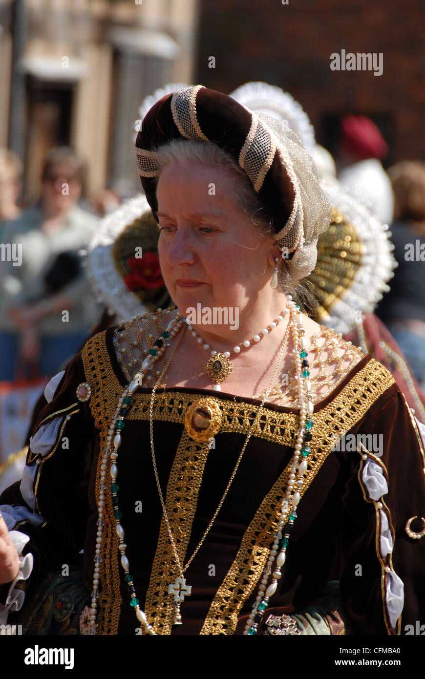 William Shakespeare annuali feste di compleanno a Stratford-upon-Avon,Warwickshire,la Gran Bretagna. Foto Stock