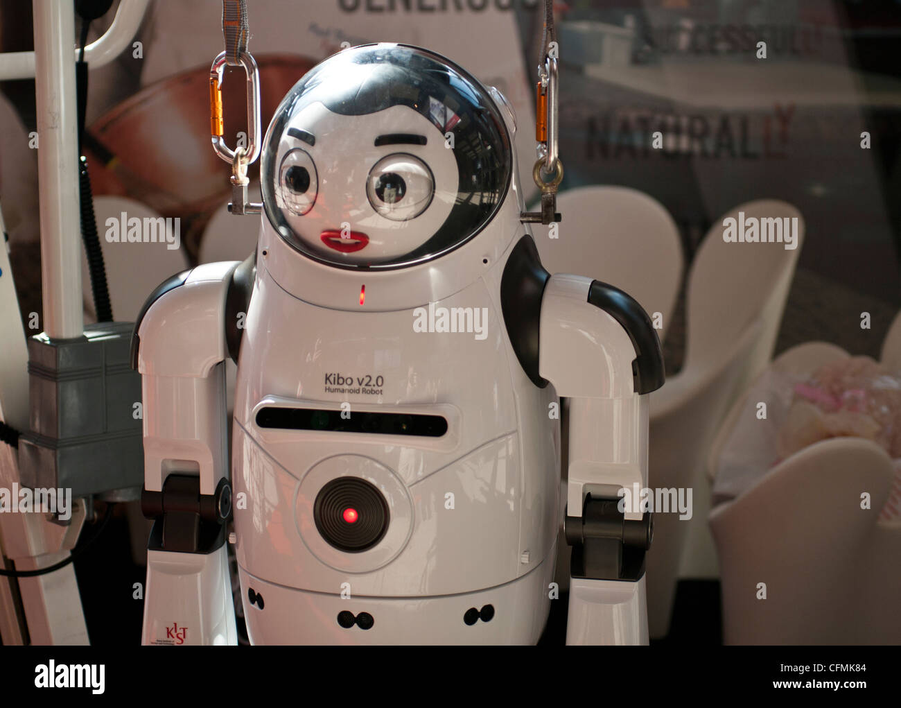 KIBO master robot da KIST e società irobotics inINNOROBO, Internazionale e  il vertice europeo di robotica. News di robotica Foto stock - Alamy
