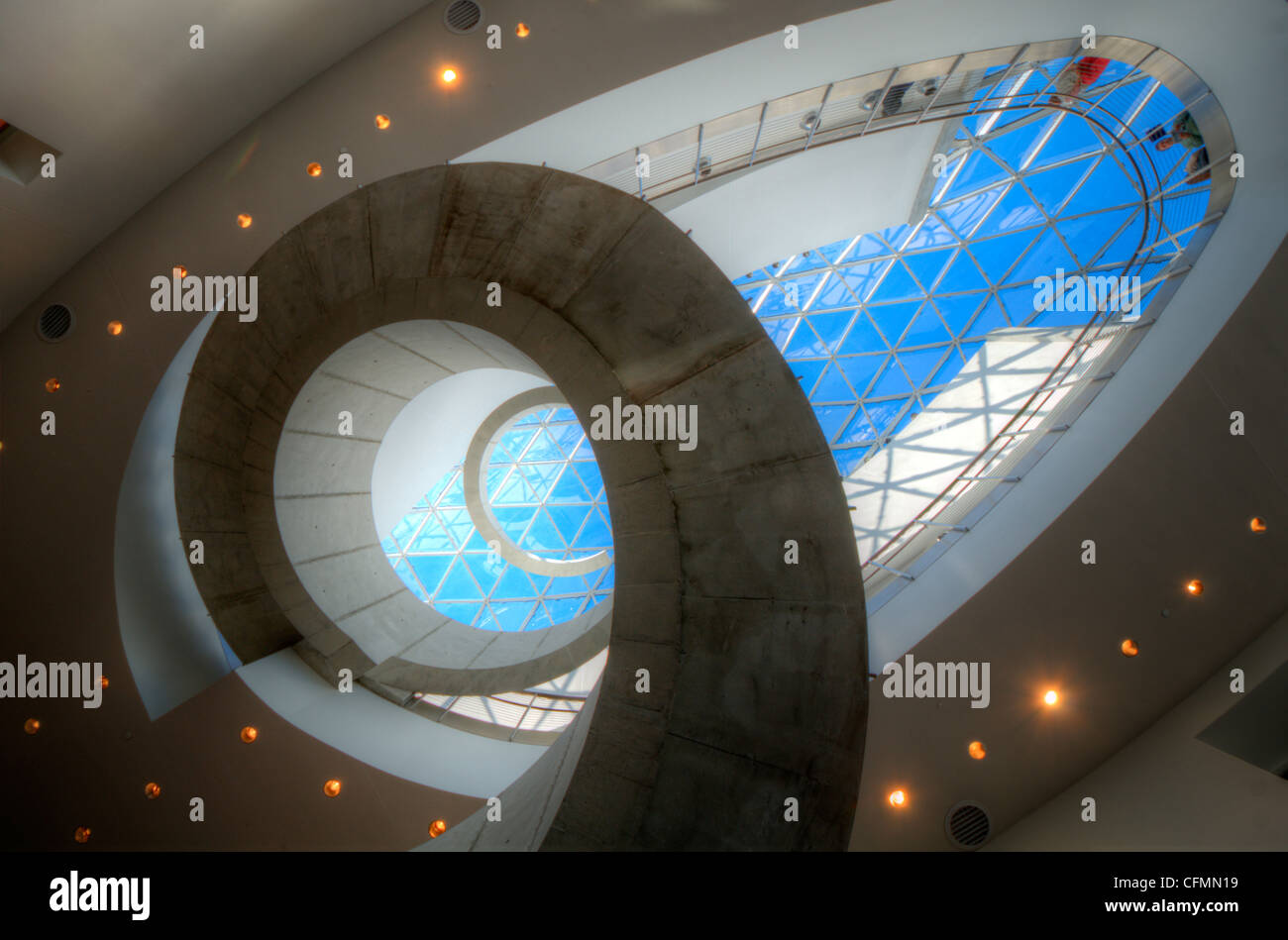 Salvador Dali Museum scalinata a spirale Foto Stock