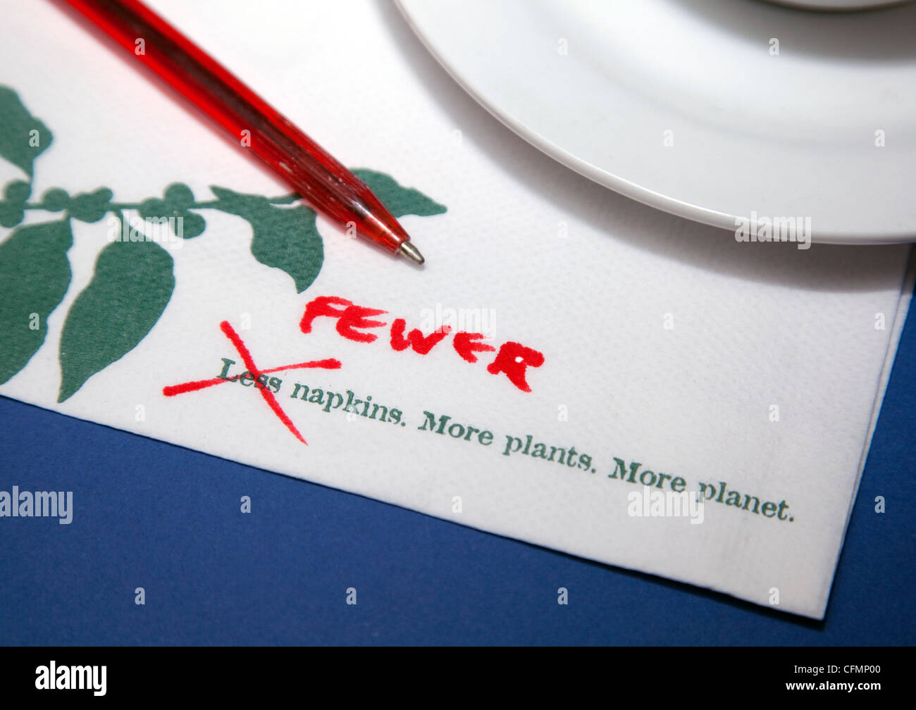 Corretto errore grammaticale sul coffee shop igienico, Londra Foto Stock