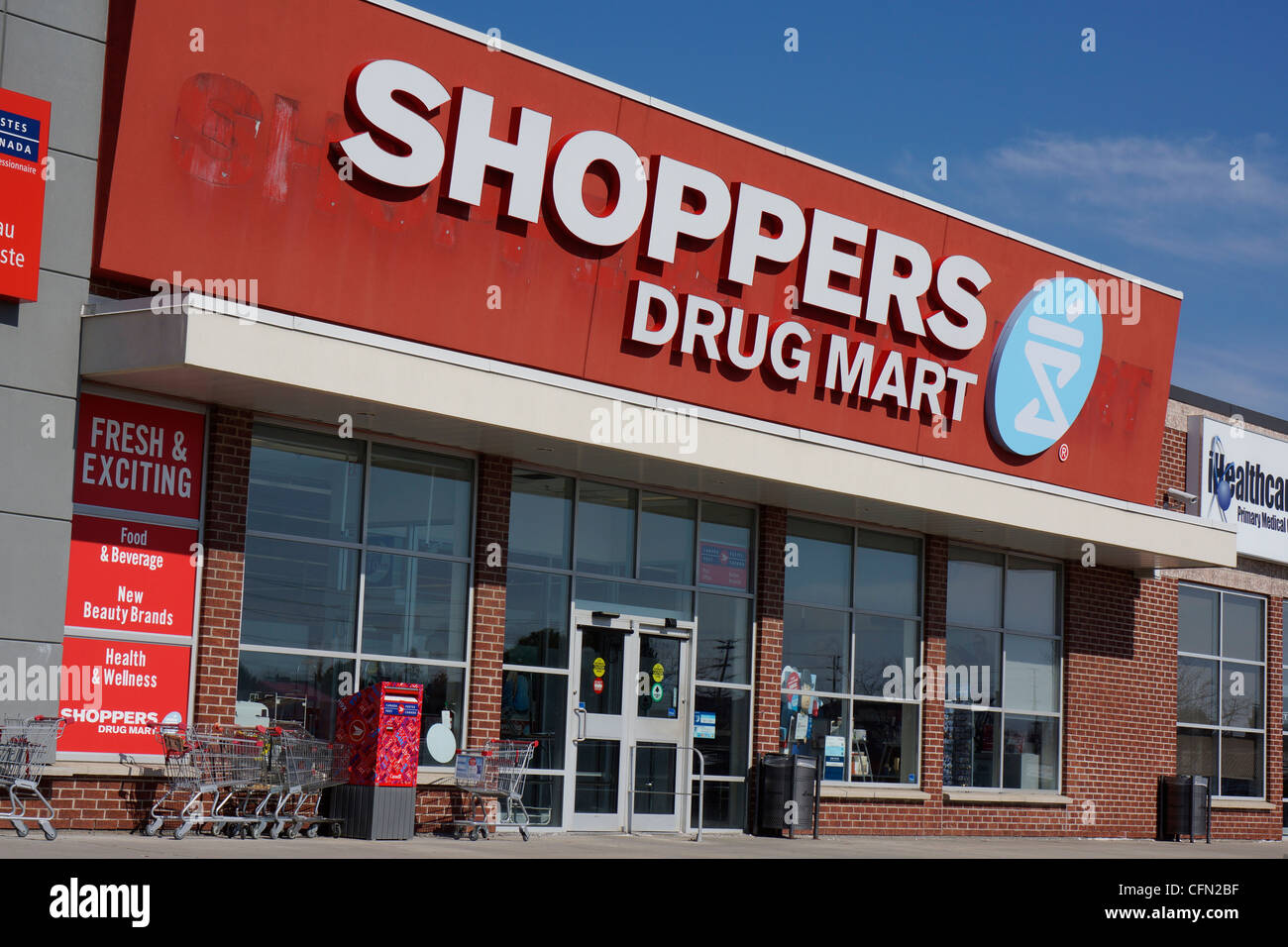 Shoppers Drug Mart farmaco Retail Store Foto Stock