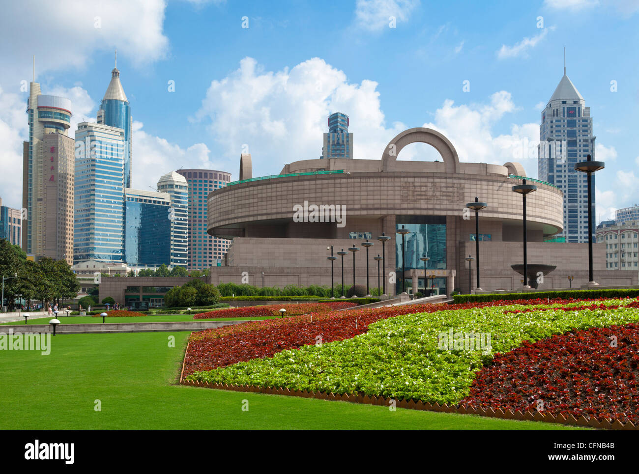 Il Museo di Shanghai, la Piazza del Popolo, Shanghai, Cina Asia Foto Stock