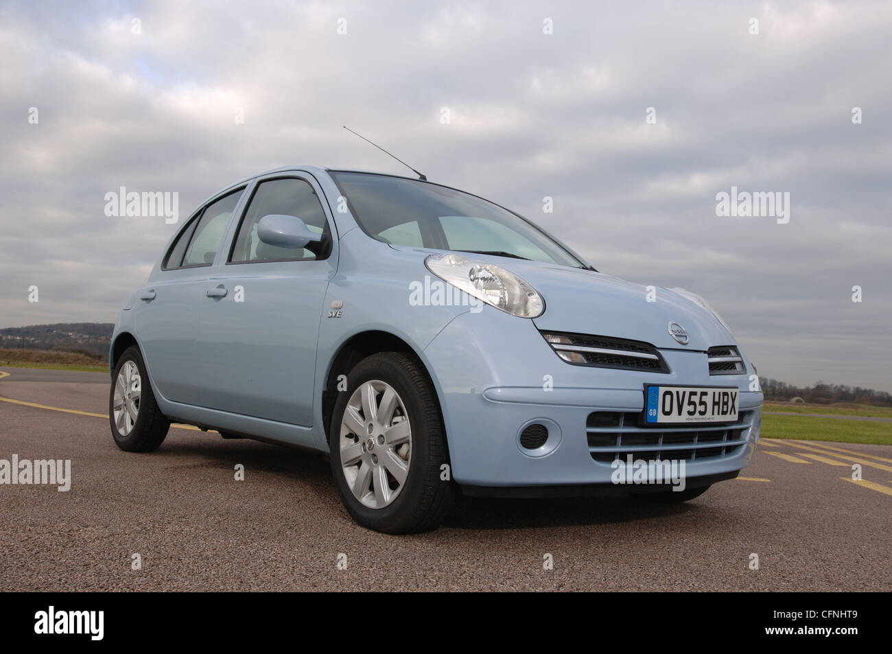 Nissan Micra piccola vettura MK4 Foto Stock