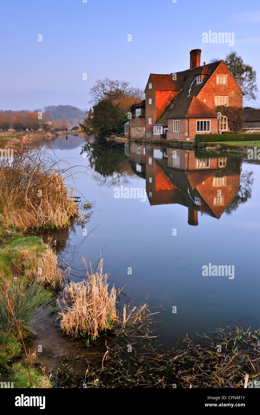 Avon a Britford Foto Stock