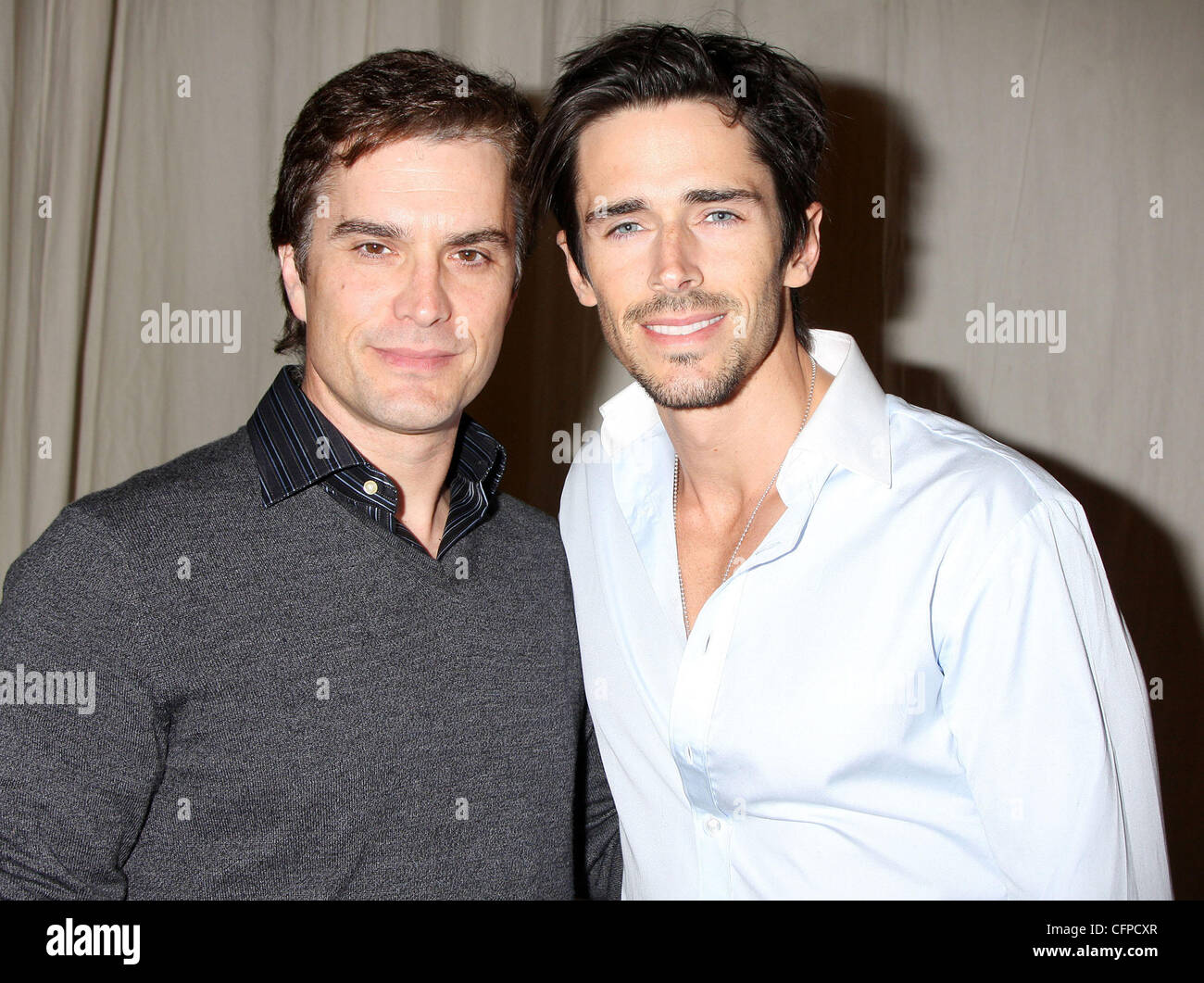 Rick Hearst, Brandon Beemer presso il 6000th mostra celebrazione di il GRASSETTO ed il bello in televisione CBS Città. Los Angeles, California - 07.02.11 Foto Stock