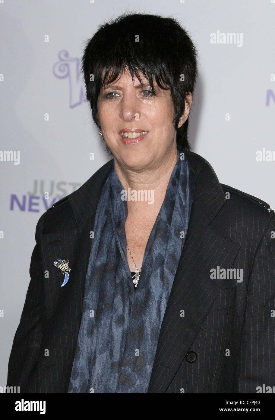 Diane Warren Los Angeles Premiere di "Justin Bieber: Mai dire mai" tenutasi presso il Nokia Theatre di Los Angeles Vive a Los Angeles, California - 08.02.11 Foto Stock