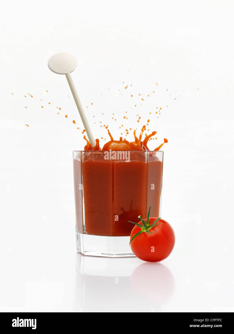 Succo di pomodoro bloody mary, mix drink, Foto Stock