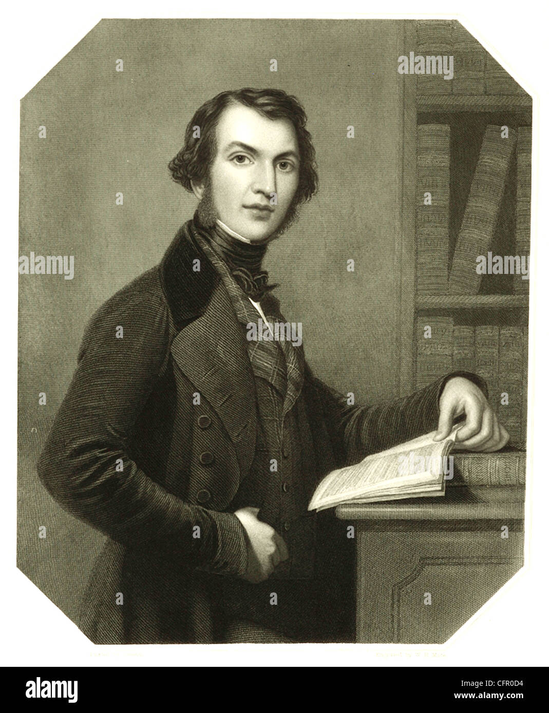 WILLIAM GLADSTONE (1809-1898) liberale britannico più circa 1835 Foto Stock