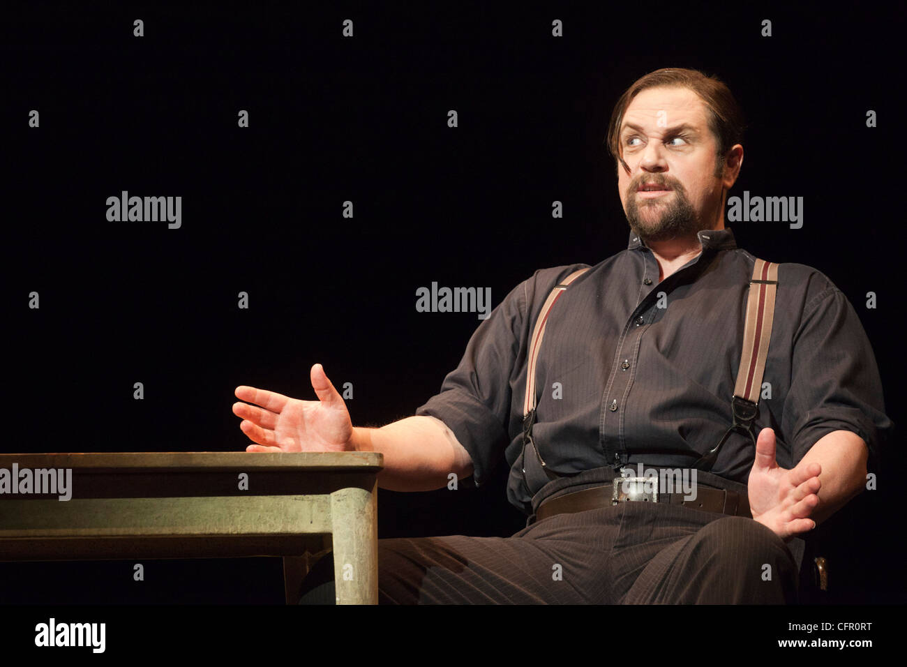 Sweeney Todd - Il barbiere demonio di Fleet Street, Adelphi Theatre, Strand, Londra interpretato da Michael Ball Foto Stock