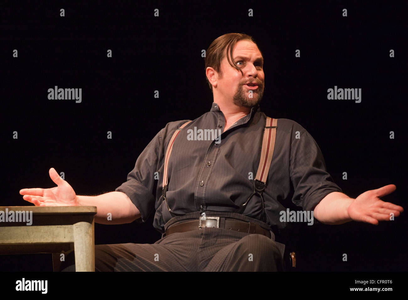 Sweeney Todd - Il barbiere demonio di Fleet Street, Adelphi Theatre, Strand, Londra interpretato da Michael Ball Foto Stock