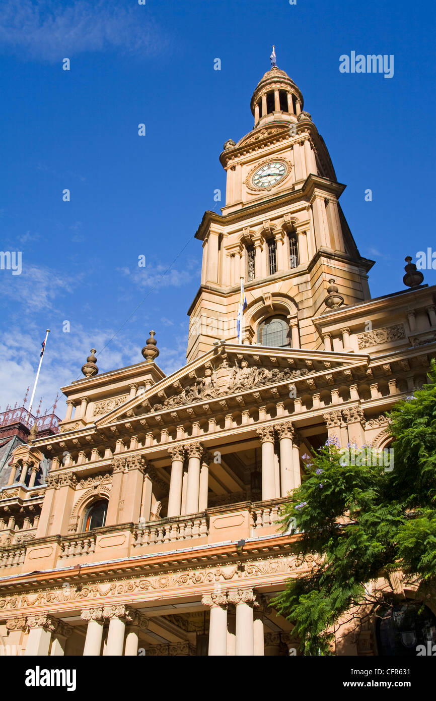 Municipio, il quartiere centrale degli affari di Sydney, Nuovo Galles del Sud, Australia Pacific Foto Stock