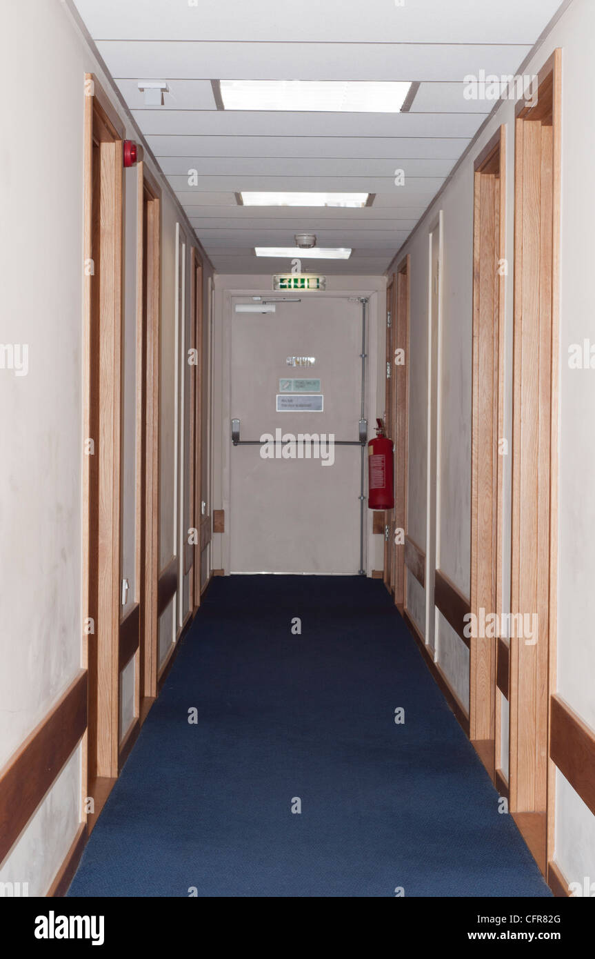 Corridoio dell'Hotel Foto Stock