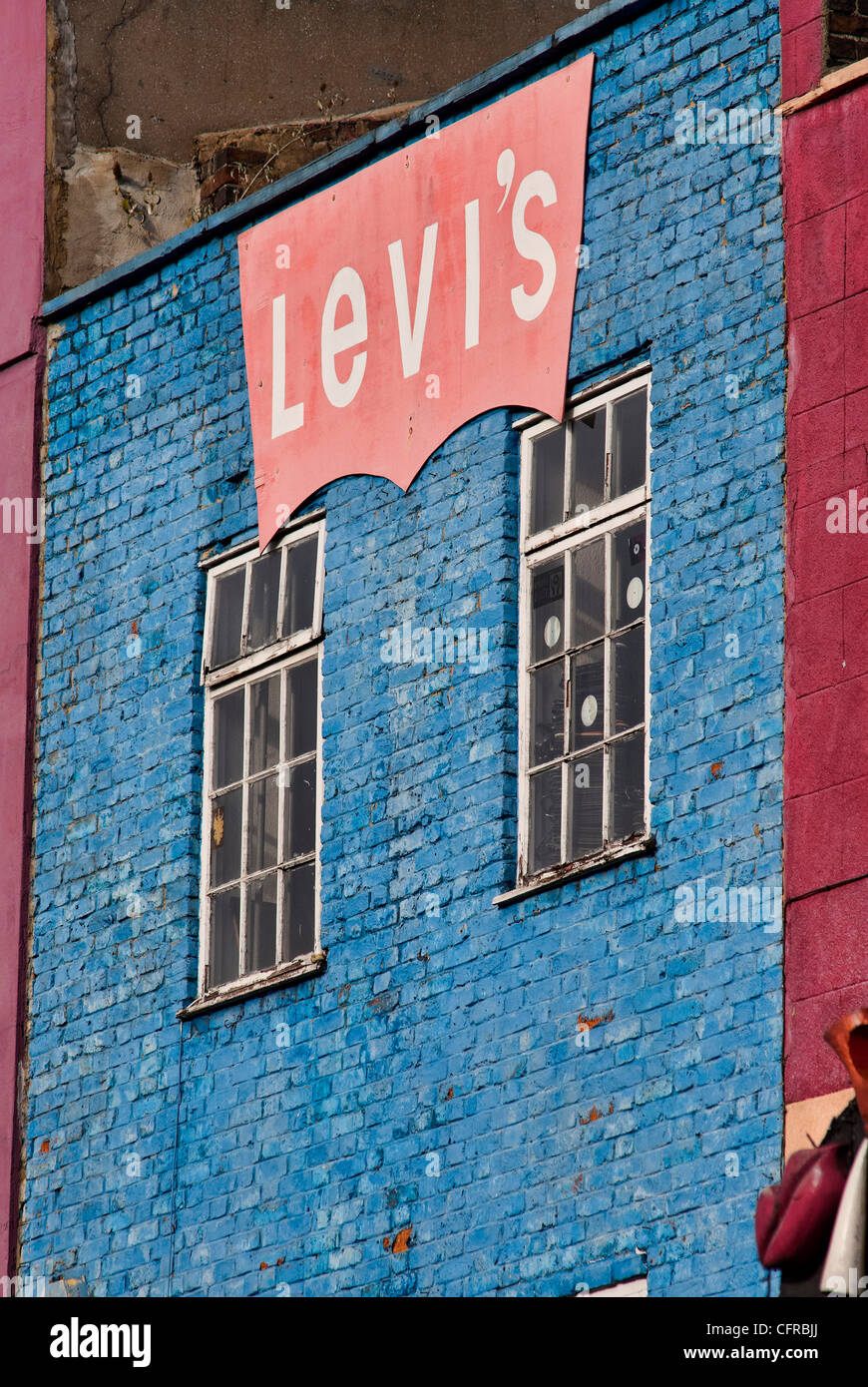 Levi's Shop, Camden High Street, Camden Town, North London, Gran Bretagna Foto Stock