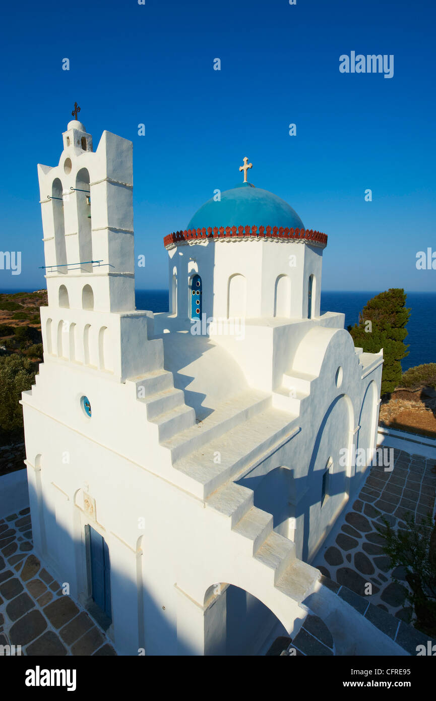 Panagia Poulati monastero, SIFNOS, CICLADI, isole greche, Grecia, Europa Foto Stock