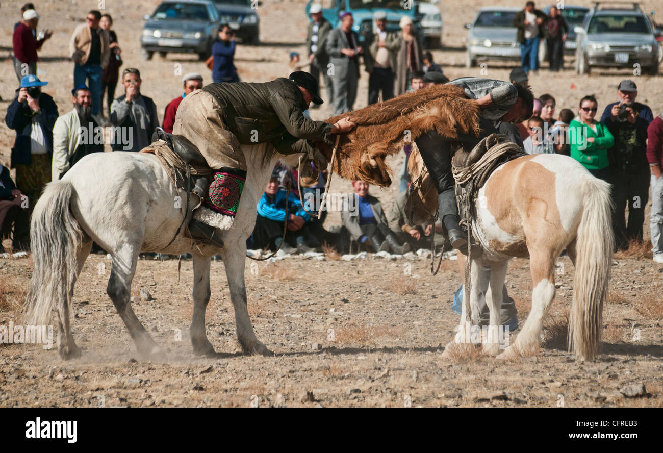 Asia Asia destinazione di viaggio località in tutto il mondo Orient oriental Mongolia Mongolia Altai kazako festival del bayan Olgii Bayan Ulgii s Foto Stock