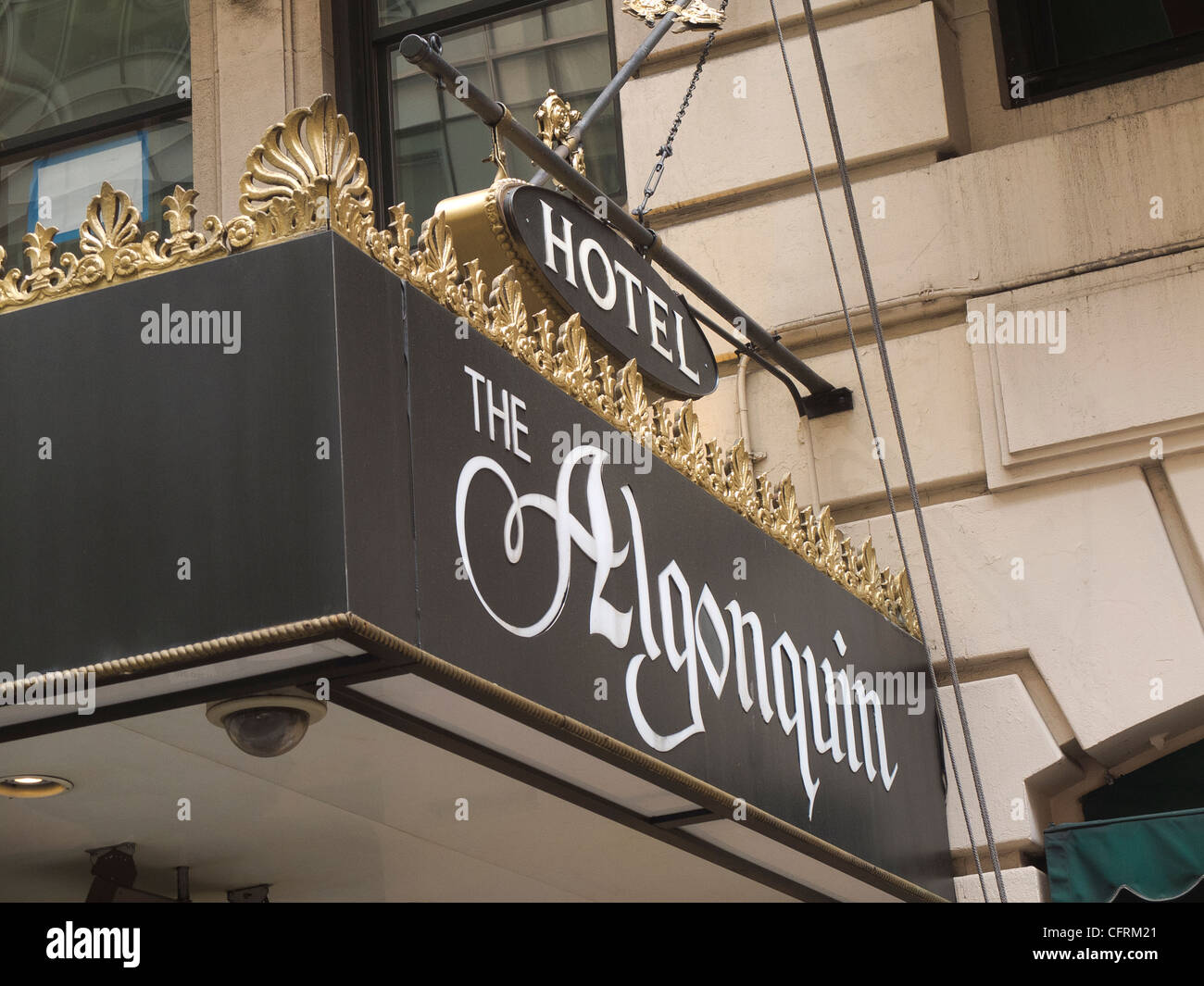 Algonquin Hotel nella città di New York Foto Stock