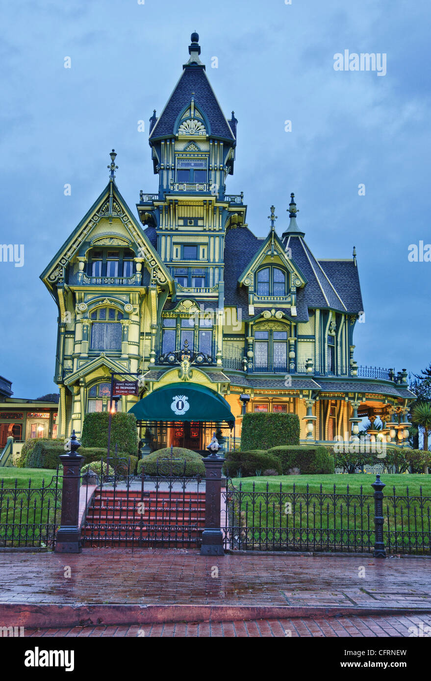 La Carson Mansion è uno dei più notevoli esempi di architettura vittoriana negli Stati Uniti. Foto Stock