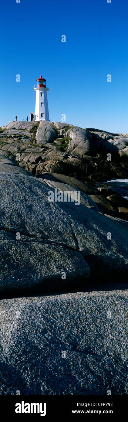 Faro, Peggy's Cove, Nova Scotia. Foto Stock