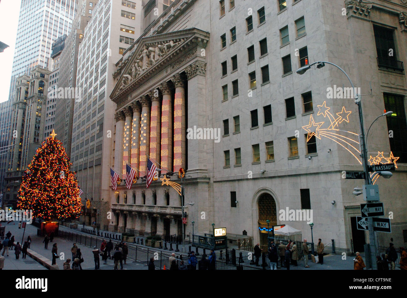 Gli azionisti in New York Stock Exchange (NYSE) hanno dato la loro approvazione per un progetto $14,3 miliardi di acquisizione del mercato azionario europeo operatore Euronext NV la creazione del più grande del mondo intercontinental bourse. Foto Stock
