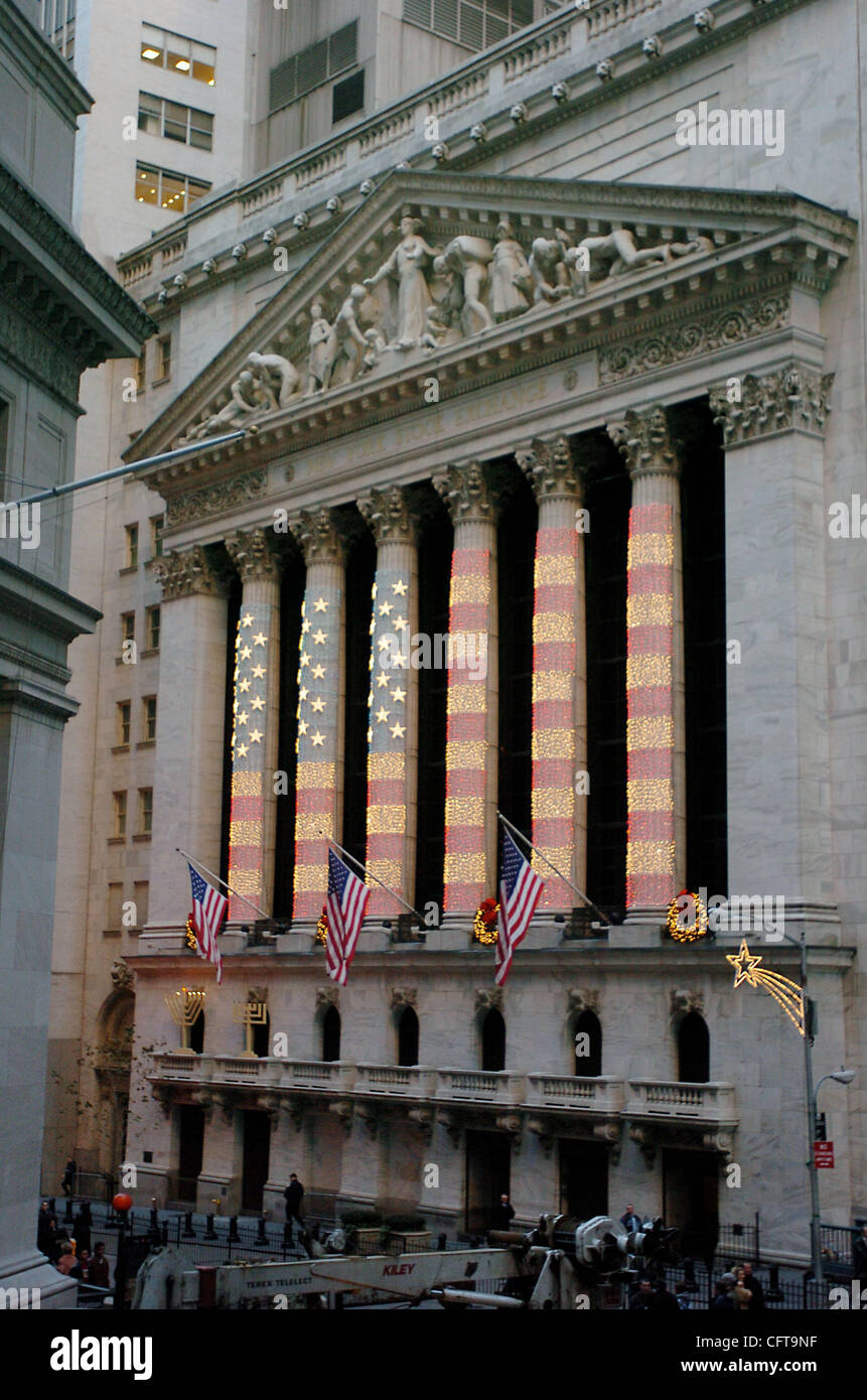 Gli azionisti in New York Stock Exchange (NYSE) hanno dato la loro approvazione per un progetto $14,3 miliardi di acquisizione del mercato azionario europeo operatore Euronext NV la creazione del più grande del mondo intercontinental bourse. Foto Stock