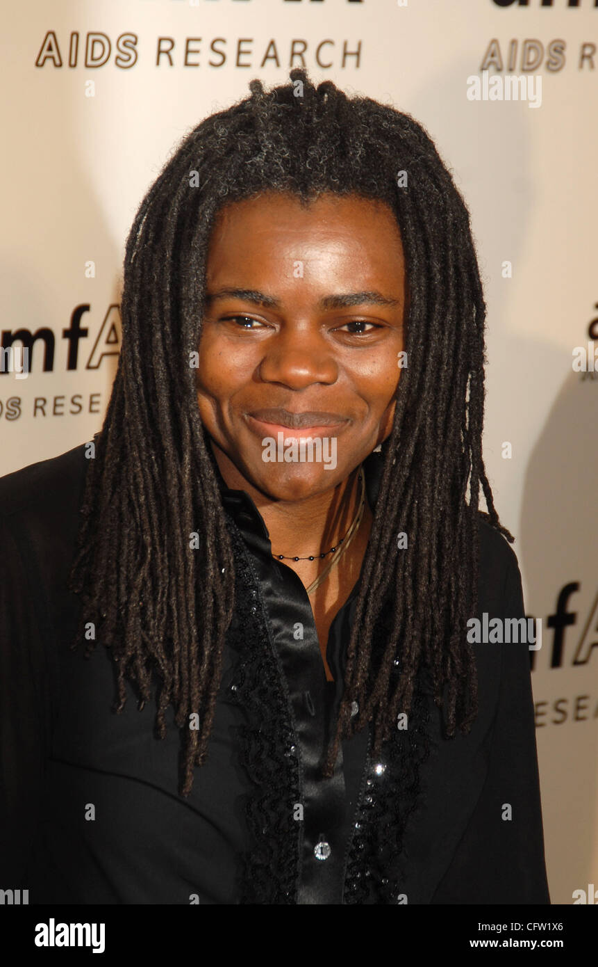 Jan 31, 2007; New York, NY, STATI UNITI D'AMERICA; tracy chapman a una cravatta nera di un evento di gala a beneficio amfAR tenutosi presso Cipriani sulla 42nd Street, credito obbligatorio: Foto di Dan Herrick/ZUMA KPA. (©) Copyright 2007 by Dan Herrick Foto Stock