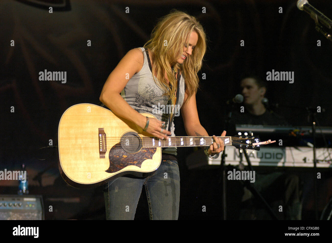 "Crazy Ex-Girlfriend' Miranda Lambert performing live in Norfolk, Virginia presso Old Dominion University di Ted Centro costante Foto Stock