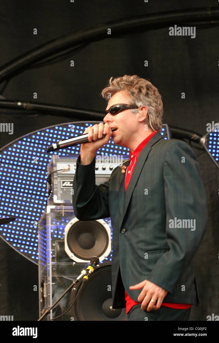 Jul 04, 2007 - Stoccolma, Svezia - ADAM YAUCH (MCA) come musicisti "Beastie Boys' esibirsi in concerto al Grona Lund di Stoccolma (credito Immagine: © Ryan nobile/ZUMA Press) Foto Stock