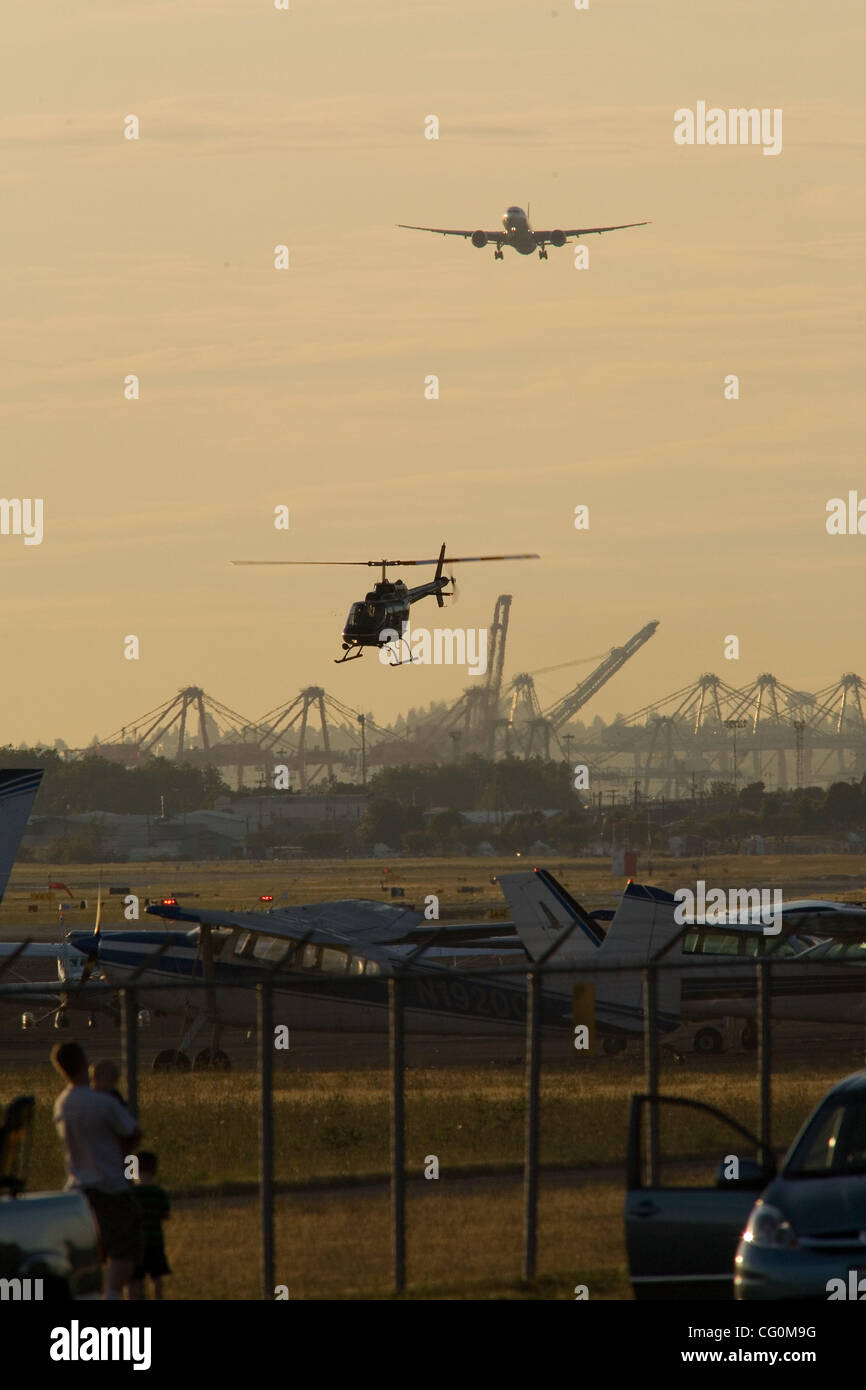 Serie di 7 aeromobili e il Museo del Volo Boeing onori serie 7 aereo famiglia con speciali del cliente mostra speciale display aereo parte di 787 Premiere celebrazione SEATTLE, Luglio 7, 2007 Come parte dei suoi 787 Premiere, Boeing [NYSE: BA] onorato il suo serie 7 famiglia di aerei con una speciale mostra featu Foto Stock