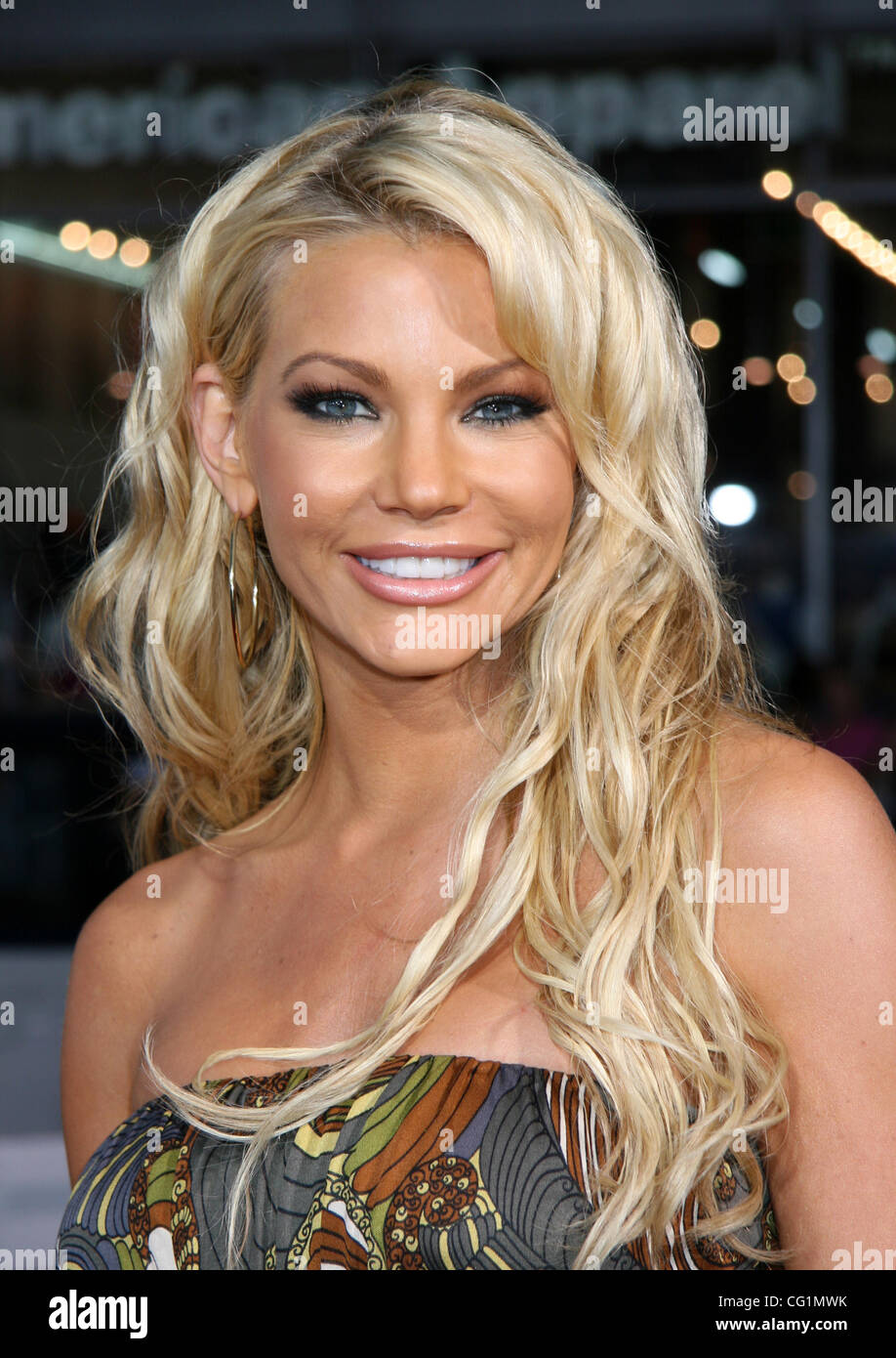 Agosto 23, 2007 - Hollywood, CA, Stati Uniti d'America - GABRIELLE TUITE arrivando al mondo premiere del film "Halloween" tenutasi presso Grauman's Chinese Theatre di Hollywood. (Credito Immagine: © Camilla Zenz/ZUMA Press) Foto Stock