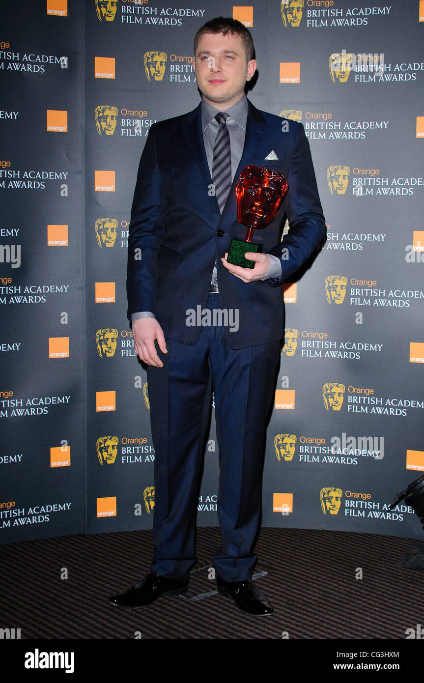 Orange Mercoledì Rising Star membro della giuria Ben Drew (aka Plan B) La Orange Rising Star Award nominee annuncio presso la sede centrale di BAFTA. Questo anno di finalisti sono Gemma Arterton, Andrew Garfield, Tom Hardy, Aaron Johnson e la pietra della Emma Londra Inghilterra - 10. Foto Stock
