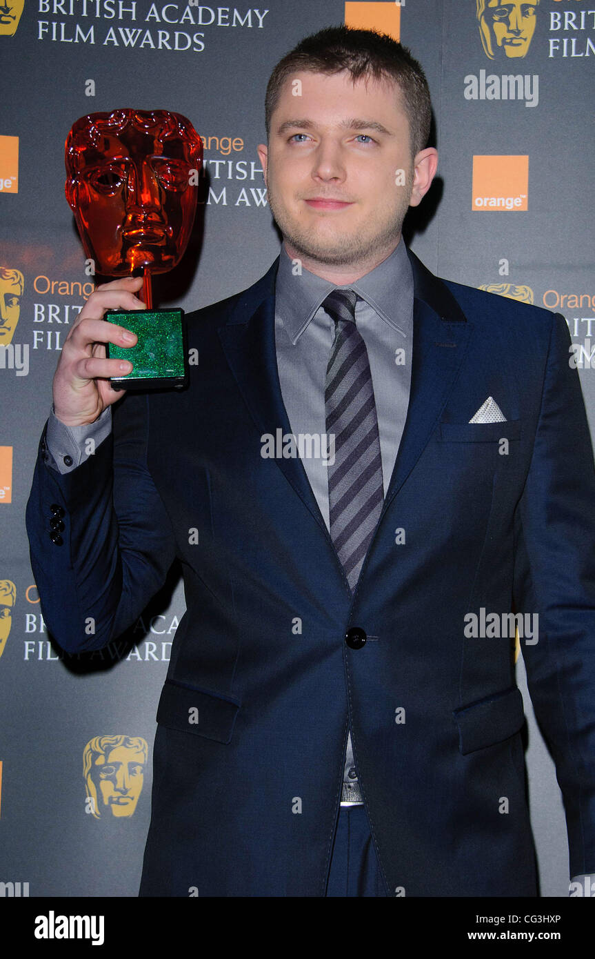 Orange Mercoledì Rising Star membro della giuria Ben Drew (aka Plan B) La Orange Rising Star Award nominee annuncio presso la sede centrale di BAFTA. Questo anno di finalisti sono Gemma Arterton, Andrew Garfield, Tom Hardy, Aaron Johnson e la pietra della Emma Londra Inghilterra - 10. Foto Stock