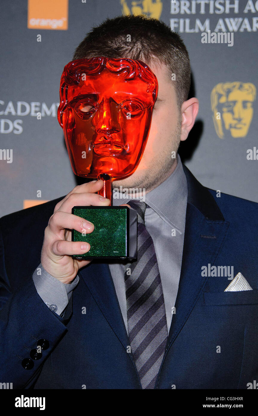 Orange Mercoledì Rising Star membro della giuria Ben Drew (aka Plan B) La Orange Rising Star Award nominee annuncio presso la sede centrale di BAFTA. Questo anno di finalisti sono Gemma Arterton, Andrew Garfield, Tom Hardy, Aaron Johnson e la pietra della Emma Londra Inghilterra - 10. Foto Stock