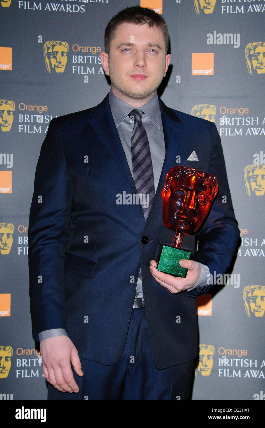 Orange Mercoledì Rising Star membro della giuria Ben Drew (aka Plan B) La Orange Rising Star Award nominee annuncio presso la sede centrale di BAFTA. Questo anno di finalisti sono Gemma Arterton, Andrew Garfield, Tom Hardy, Aaron Johnson e la pietra della Emma Londra Inghilterra - 10. Foto Stock