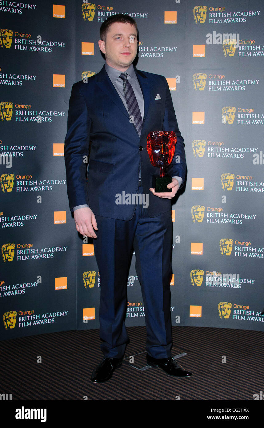Orange Mercoledì Rising Star membro della giuria Ben Drew (aka Plan B) La Orange Rising Star Award nominee annuncio presso la sede centrale di BAFTA. Questo anno di finalisti sono Gemma Arterton, Andrew Garfield, Tom Hardy, Aaron Johnson e la pietra della Emma Londra Inghilterra - 10. Foto Stock