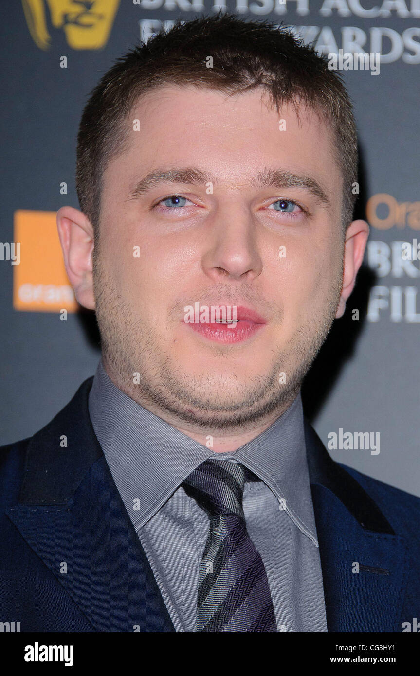 Orange Mercoledì Rising Star membro della giuria Ben Drew (aka Plan B) La Orange Rising Star Award nominee annuncio presso la sede centrale di BAFTA. Questo anno di finalisti sono Gemma Arterton, Andrew Garfield, Tom Hardy, Aaron Johnson e la pietra della Emma Londra Inghilterra - 10. Foto Stock