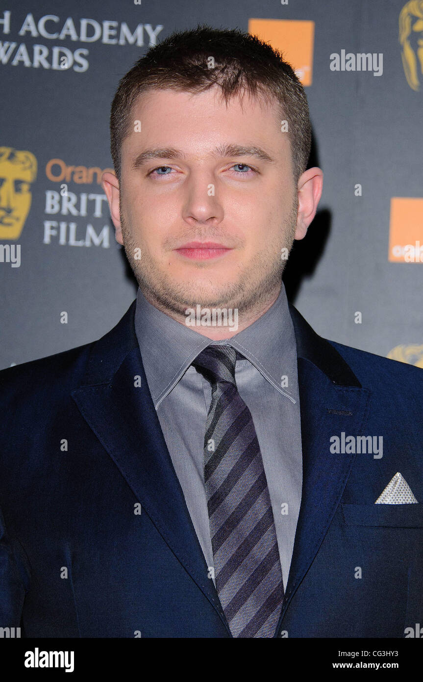 Orange Mercoledì Rising Star membro della giuria Ben Drew (aka Plan B) La Orange Rising Star Award nominee annuncio presso la sede centrale di BAFTA. Questo anno di finalisti sono Gemma Arterton, Andrew Garfield, Tom Hardy, Aaron Johnson e la pietra della Emma Londra Inghilterra - 10. Foto Stock