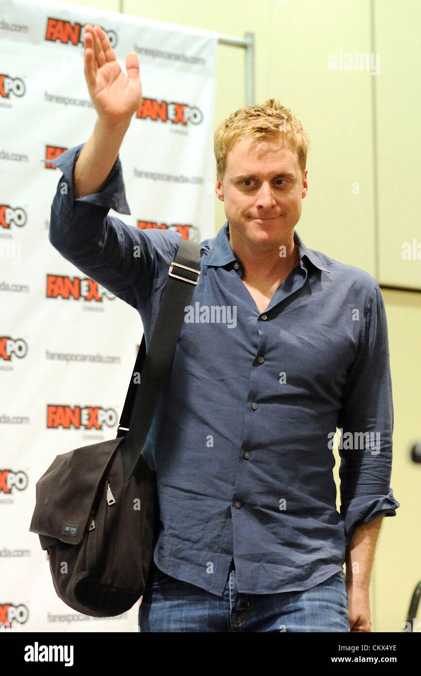 25 agosto 2012 - Toronto, Canada - Ventilatore Expo Canada Celebrity una sessione di domande e risposte con Alan Tudyk al Metro Toronto Convention Center. (DCP/N8N) Foto Stock