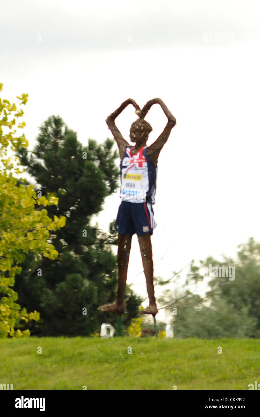 26 ago 2012. 26.08.2012. Birmingham, Inghilterra. in azione Aviva Diamond League Grand Prix al Alexander Stadium. Foto Stock