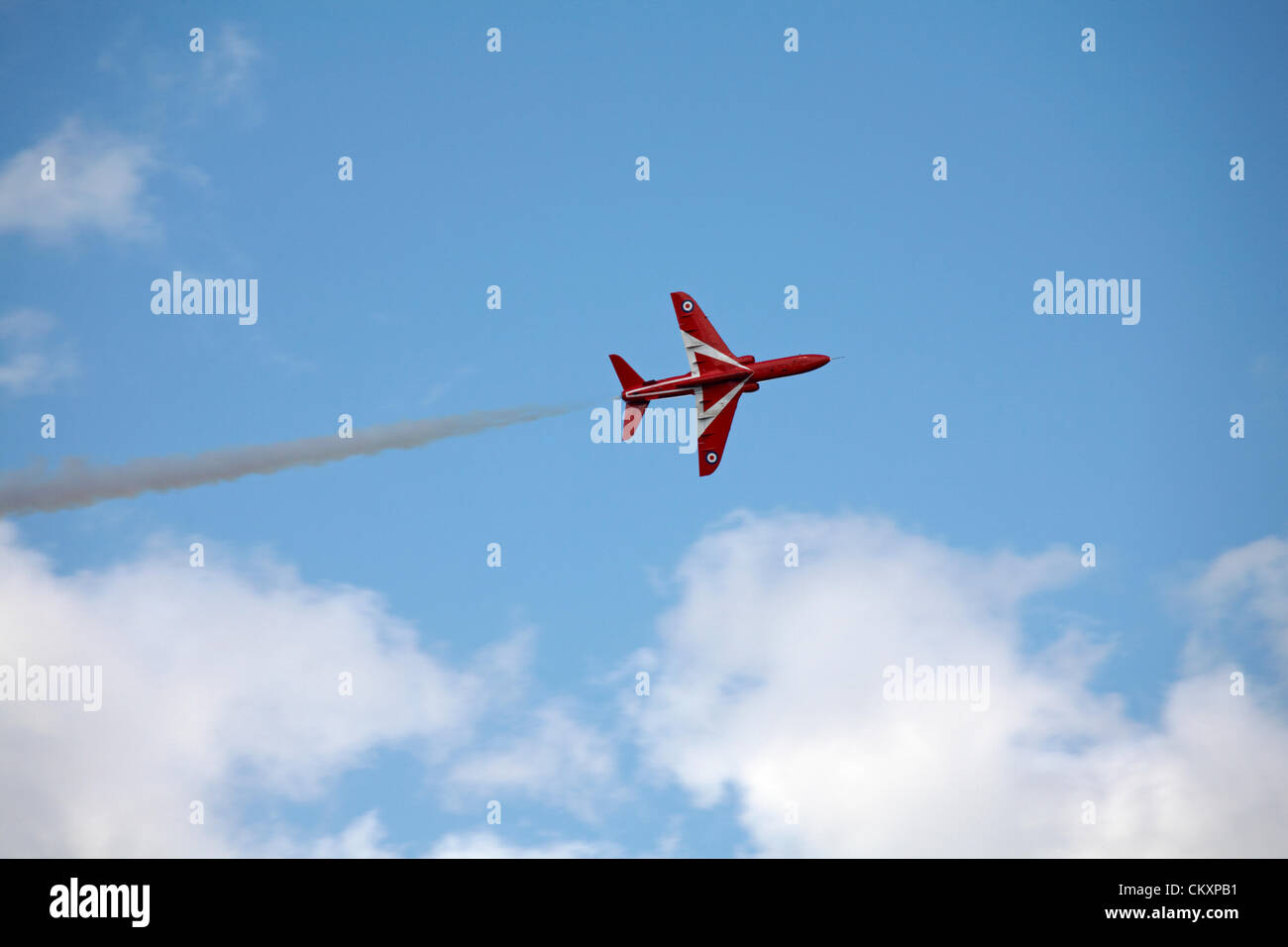 Bournemouth Dorset, Regno Unito Inghilterra giovedì 30 agosto 2012. Le frecce rosse aprire il Bournemouth Air Festival, Bournemouth, Regno Unito. Credito: Carolyn Jenkins / Alamy Live News Foto Stock