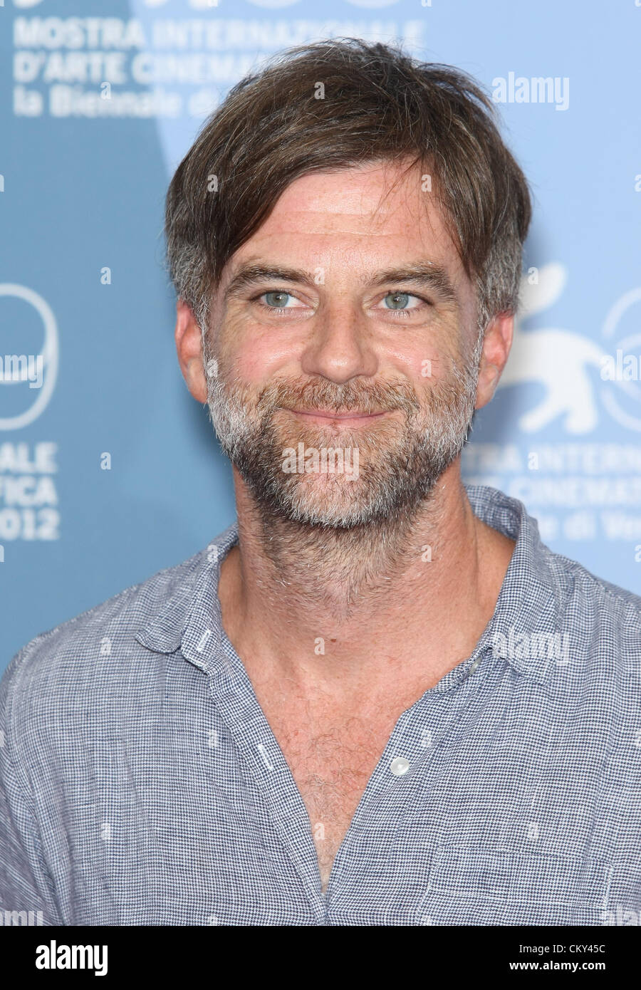 PAUL THOMAS ANDERSON IL MASTER. PHOTOCALL. 69ESIMO FESTIVAL DEL CINEMA DI VENEZIA VENEZIA ITALIA 01 Settembre 2012 Foto Stock