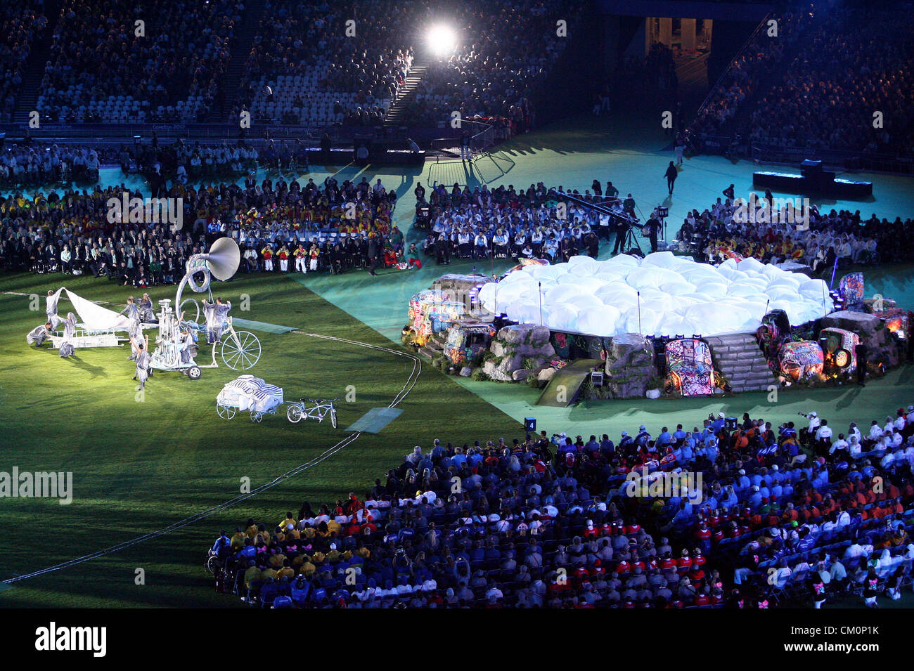 9.09.2012 Londra, Inghilterra. La cerimonia di chiusura del London 2012 Giochi Paralimpici Foto Stock