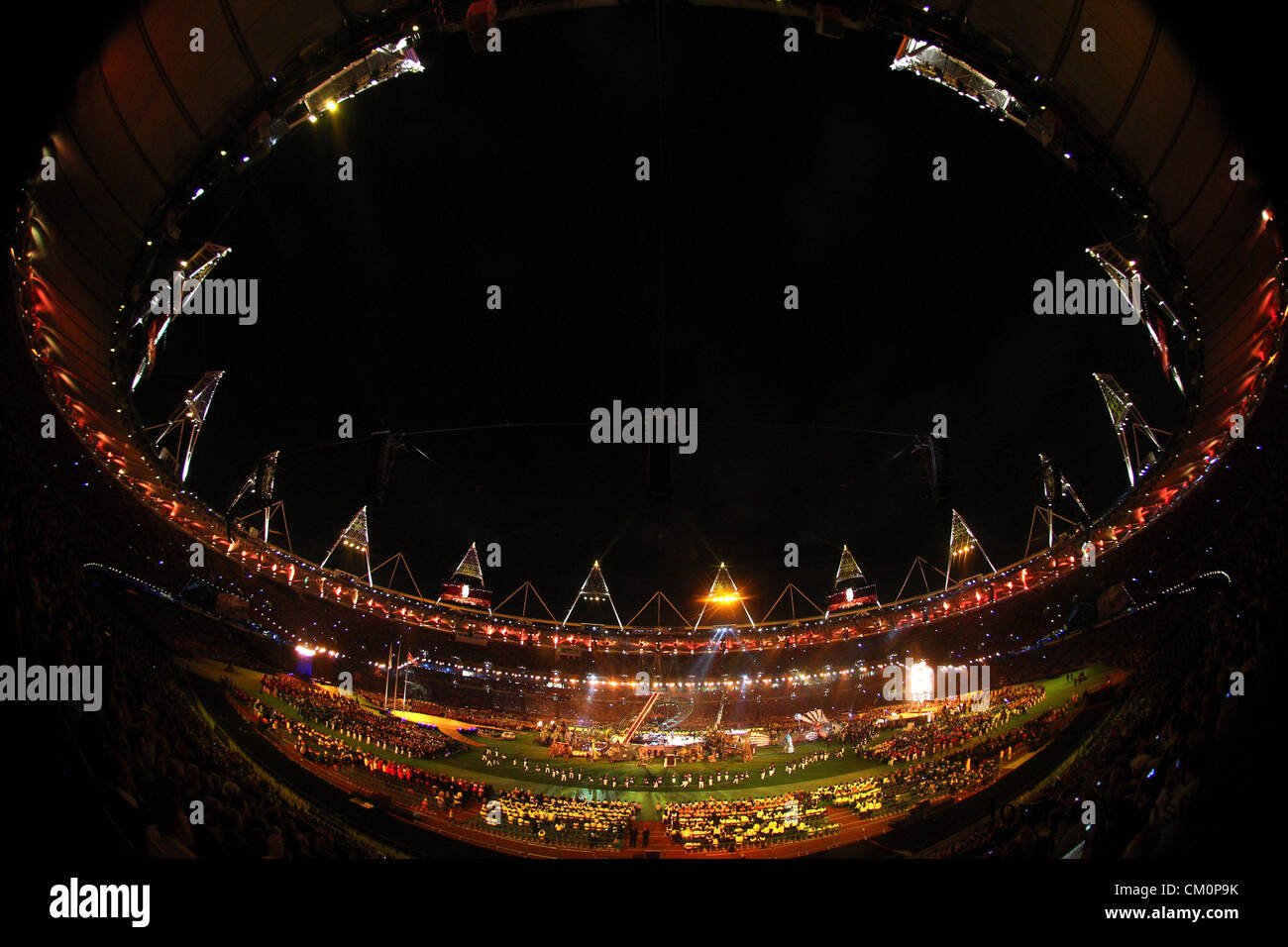 O9.09.2012 Londra, Inghilterra. La cerimonia di chiusura del London 2012 Giochi Paralimpici Foto Stock