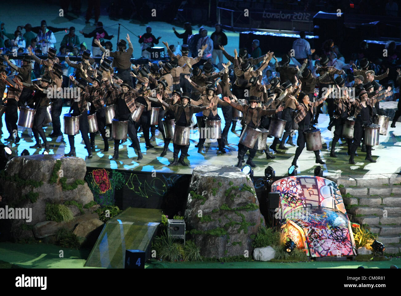 09.09.2012 Londra, Inghilterra. La cerimonia di chiusura del London 2012 Giochi Paralimpici Foto Stock