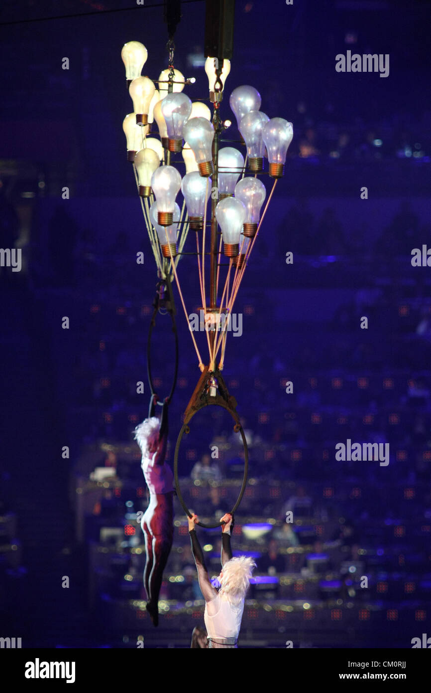 09.09.2012. Londra, Inghilterra. La cerimonia di chiusura del London 2012 Giochi Paralimpici Foto Stock