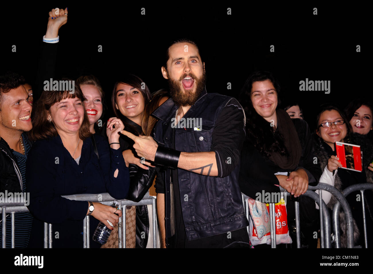 Sett. 14, 2012 - Toronto, Ontario, Canada - Attore/Produttore Jared Leto assiste il 'artefatto' premiere durante il 2012 a Toronto International Film Festival di Ryerson Theater. (Credito Immagine: © Igor Vidyashev/ZUMAPRESS.com) Foto Stock