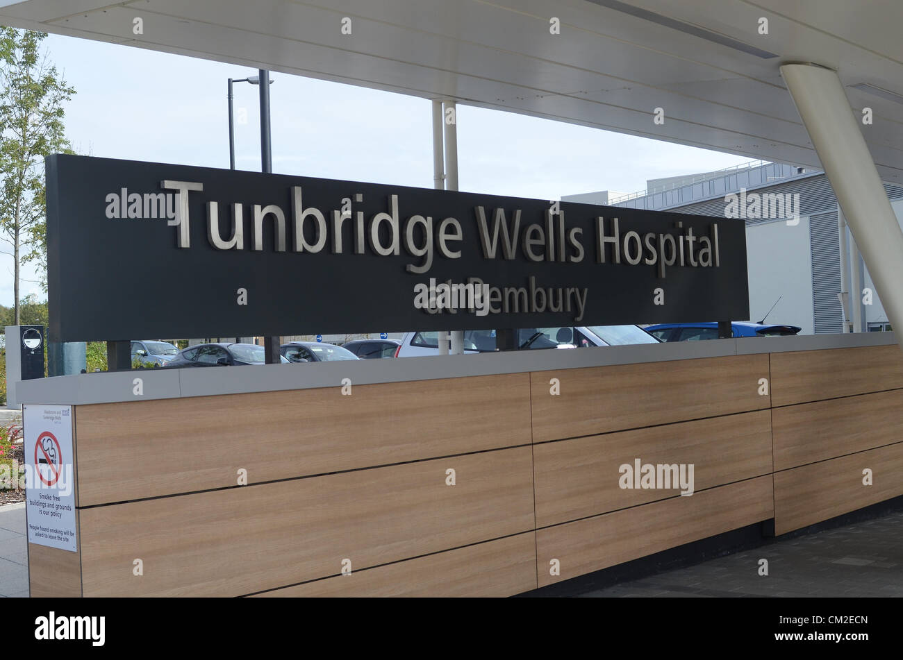 Charlie Richardson il famigerato 1960 'tortura pista' capo che era un acerrimo rivale al Kray Twins è morto ieri di età compresa tra i 78 dopo il collasso con peritonite al Pembury Hospital (foto) a Tunbridge Wells, Kent, Regno Unito. Foto Stock