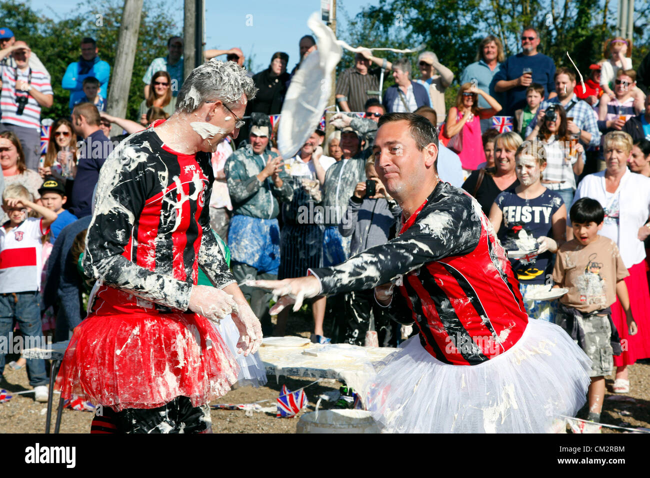 Marden, Kent, Regno Unito. 22 Settembre, 2012. Mondo crema pasticcera torta Championships 2012 Foto Stock