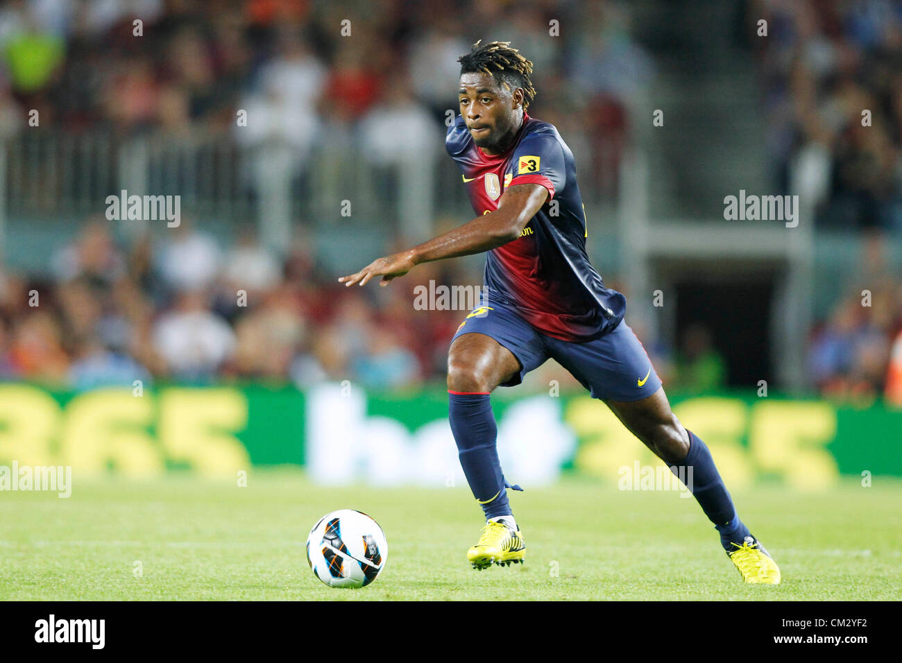 Alexandre Song (Barcellona), Settembre 22, 2012 - Calcio : spagnolo "Liga Española" corrispondono tra FC Barcelona 2-0 Granada a stadio Camp Nou a Barcellona, Spagna. (Foto di D.Nakashima/AFLO) [2336] Foto Stock