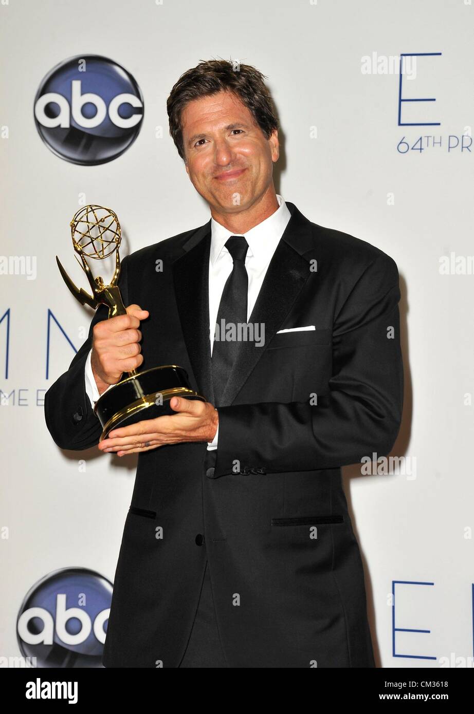 Steve Levitan camera inpress64th Primetime Emmy Awards - PRESS ROOM Nokia Theater L.A LIVE Los Angeles CA 23 settembre 2012 foto Foto Stock