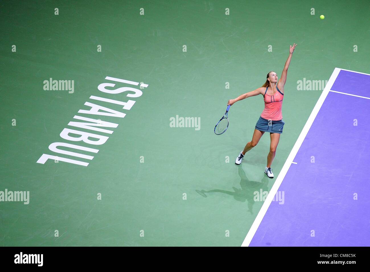 26.10.2012. Istanbul, Turchia. Maria Sharapova RUS Masters di tennis femminile WTA Tennis donne Istanbul 26 10 2012 Foto Stock